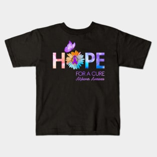 Hope For A Cure Alzheimer Awareness Gift Kids T-Shirt